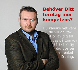 Behöver Ditt företag mer kompetens? Convoy Anlita!